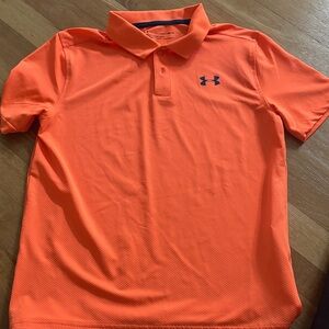 Under Armour Men's Bright Orange Polo